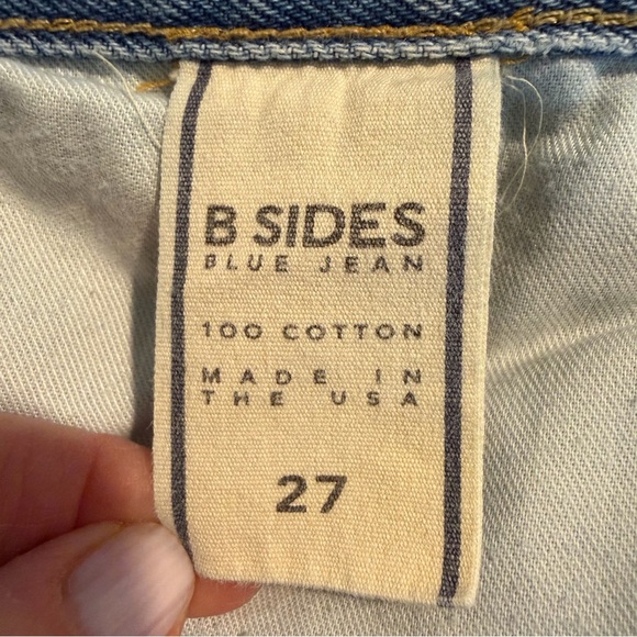 B Sides Patchwork Straight Leg Ankle Jean. Size 27 - Picture 17 of 17